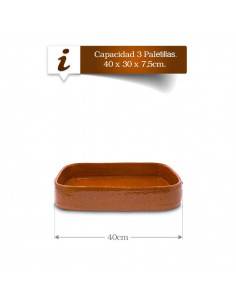 Asador rectangular de Barro refractario 2