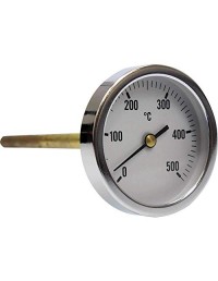 Pirometro 200 mm 500ºC para horno de leña