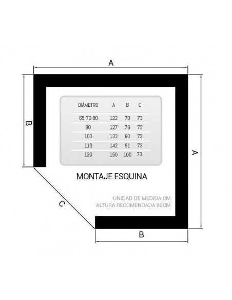 Horno con Embocadura tipo frontón en Pizarra natural