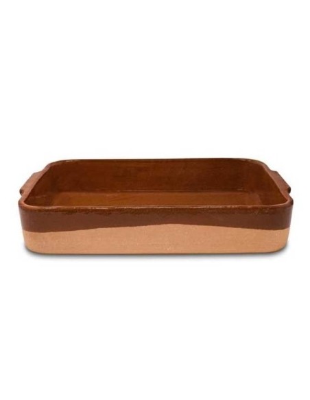 Asador rectangular de Barro refractario