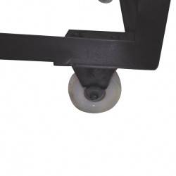 Carro para horno de leña  con ruedas 2