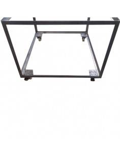 Carro con ruedas en acero inoxidable para horno